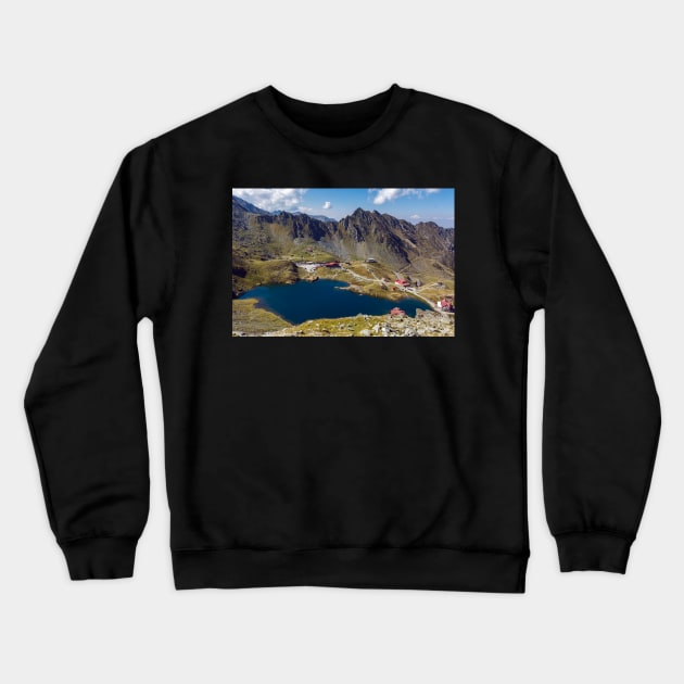 Balea Lake in Romania Crewneck Sweatshirt by naturalis